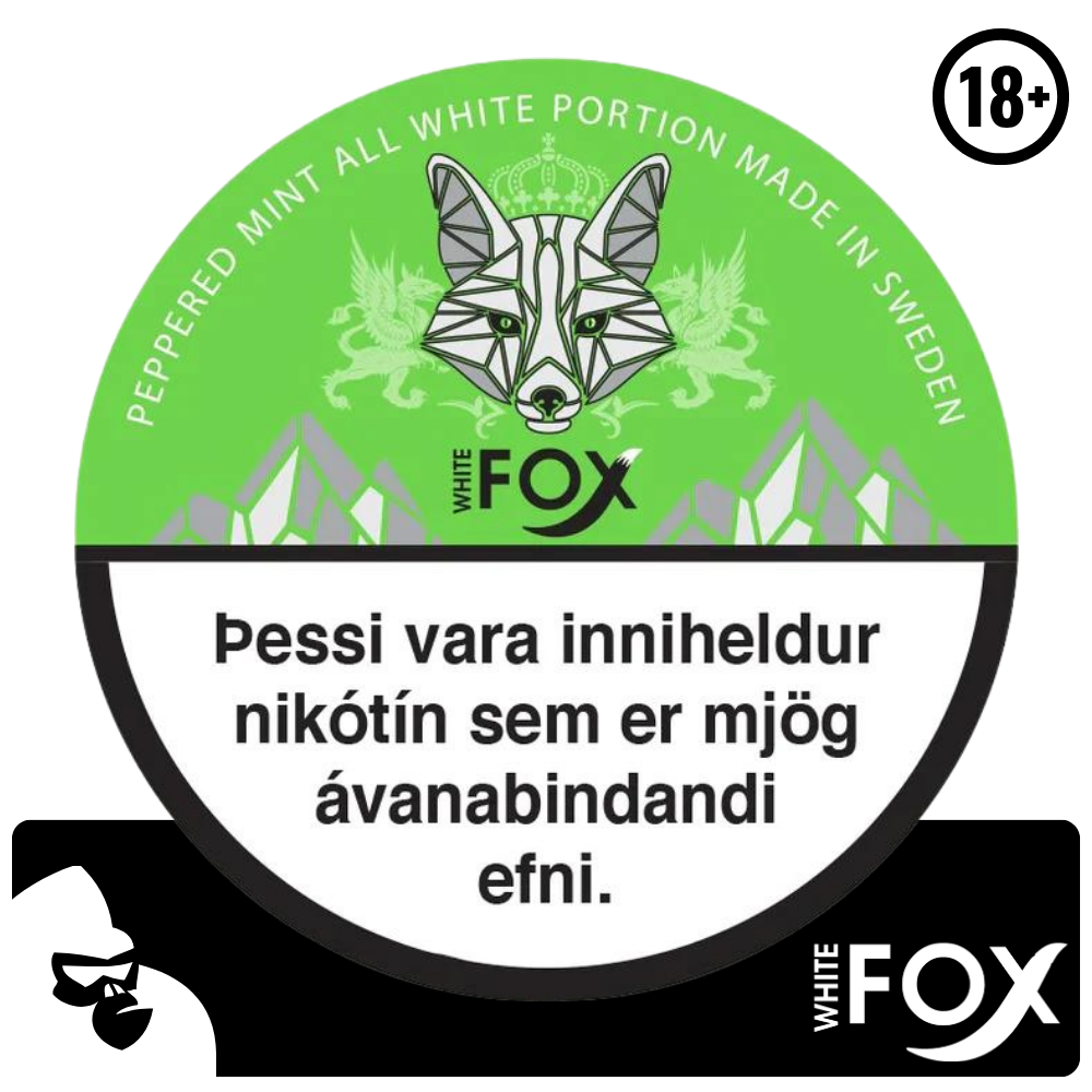 WHITE FOX PEPPERED MINT