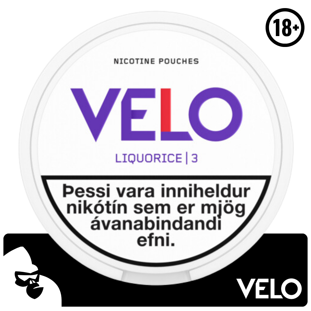 VELO SALTY LIQUORICE •••