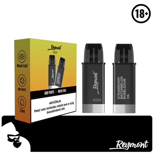 STRAWBERRY WATERMELON BUBBLEGUM REYMONT CB800 PUFFS (2X ÁFYLLINGAR)
