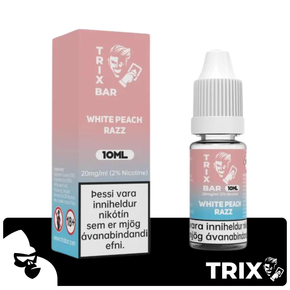 WHITE PEACH RAZZ TRIX SALTS 10ML