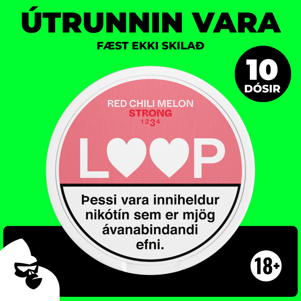 LOOP RED CHILI MELON EXTRA STRONG (10 DÓSIR)