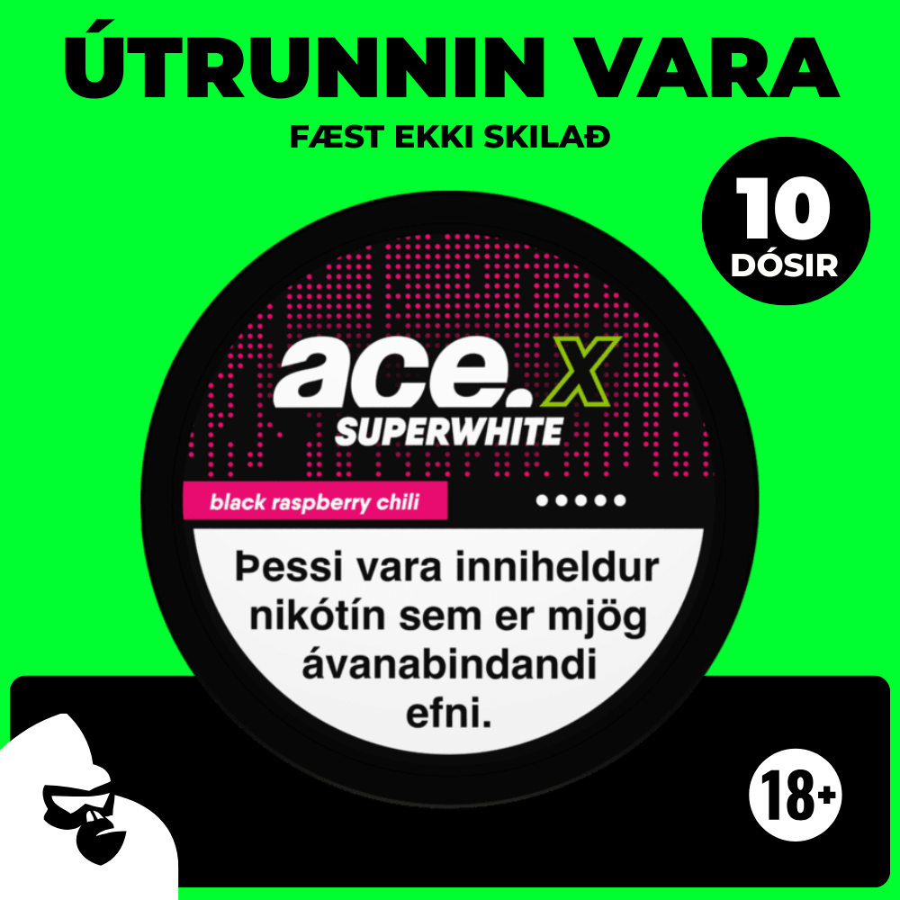 ACE X BLACK RASPBERRY CHILI (10 DÓSIR)