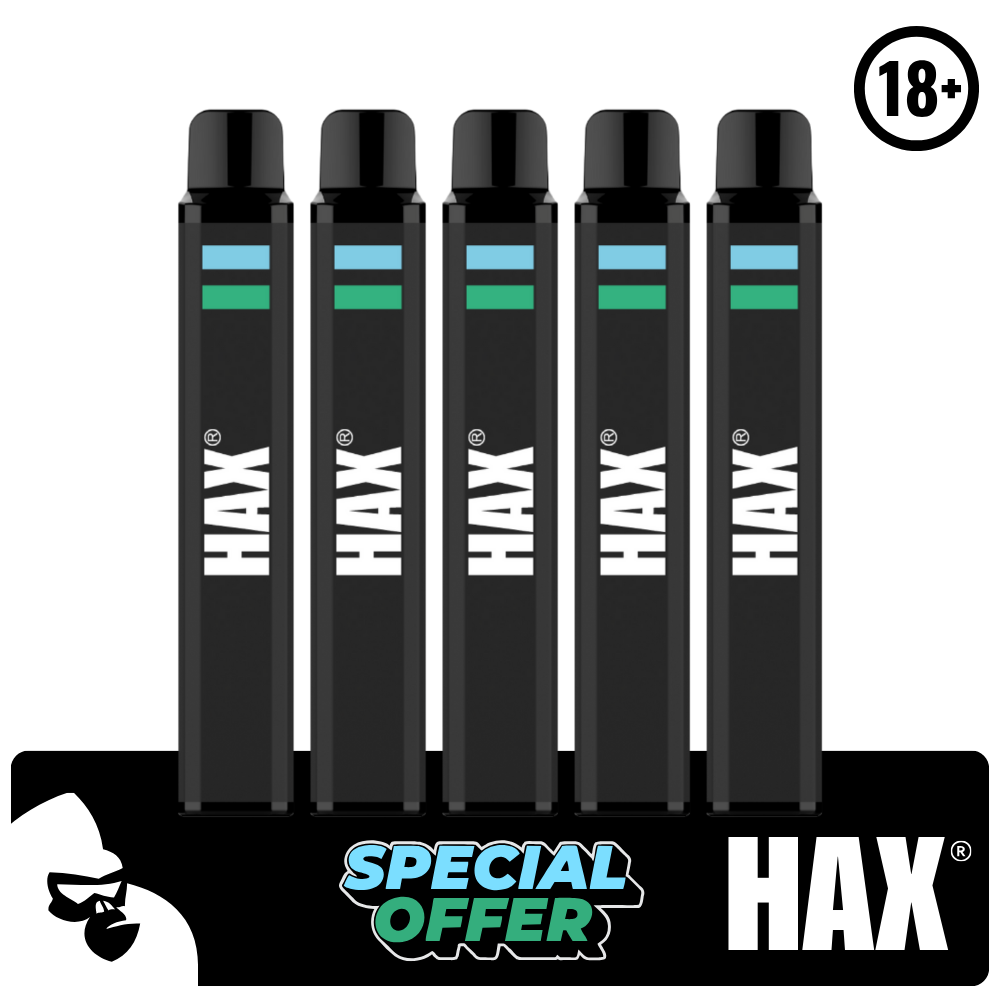 (5 STK) ICE MENTHOL HAX 800 PUFFS 🧊