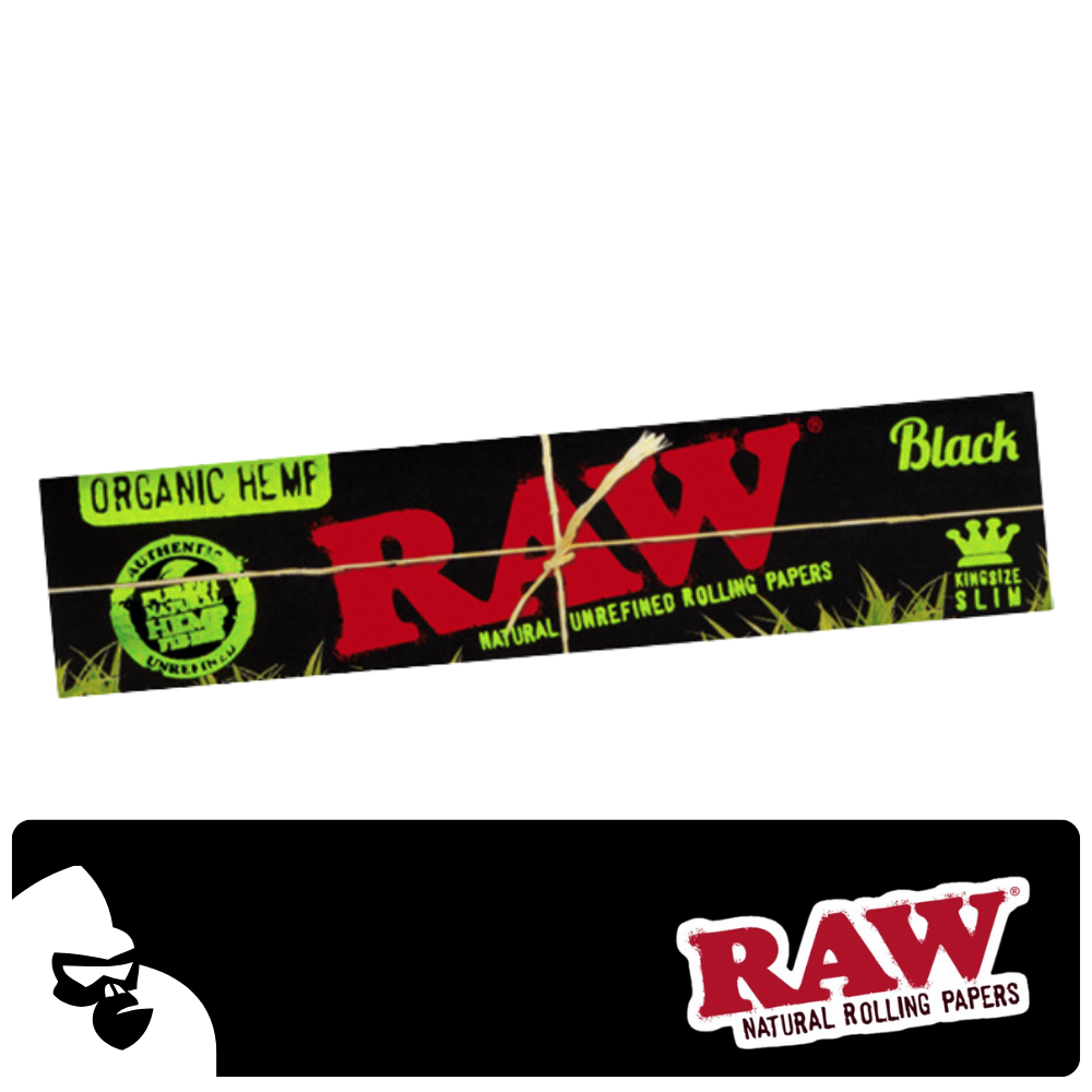 RAW BLACK HEMP ORGANIC KING SIZE SLIM