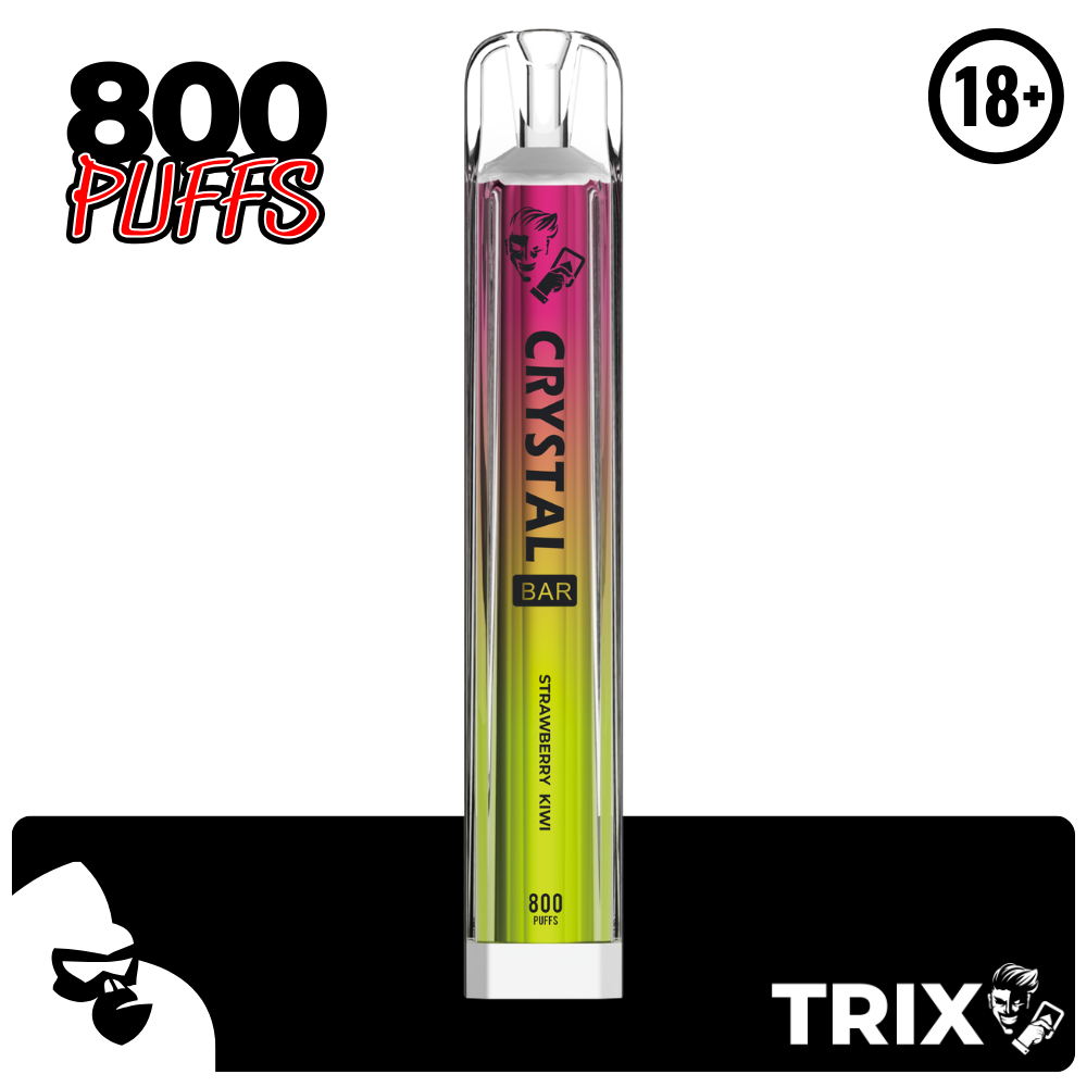 STRAWBERRY KIWI TRIX CRYSTAL 800 PUFFS