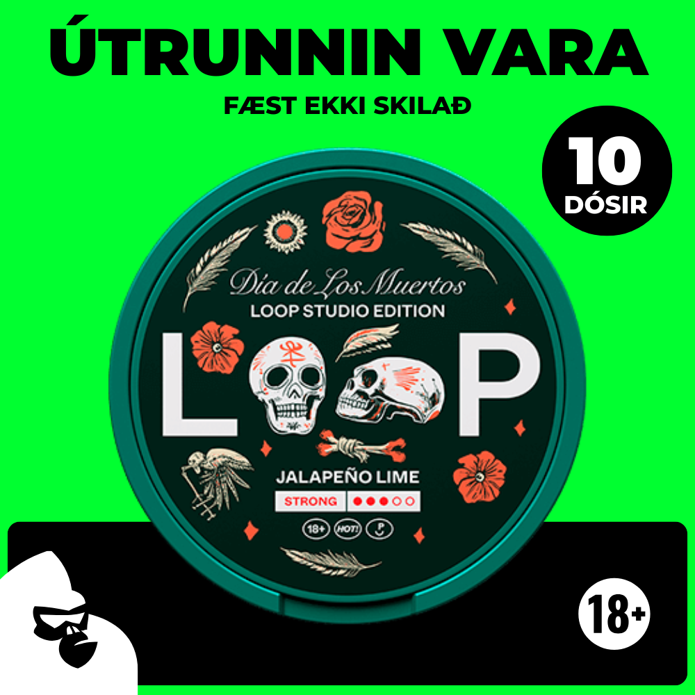 LOOP JALAPENO LIME 3PT (10 DÓSIR)