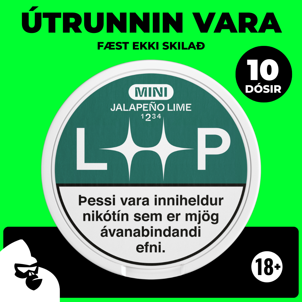 LOOP JALAPENO LIME MINI (10 DÓSIR)