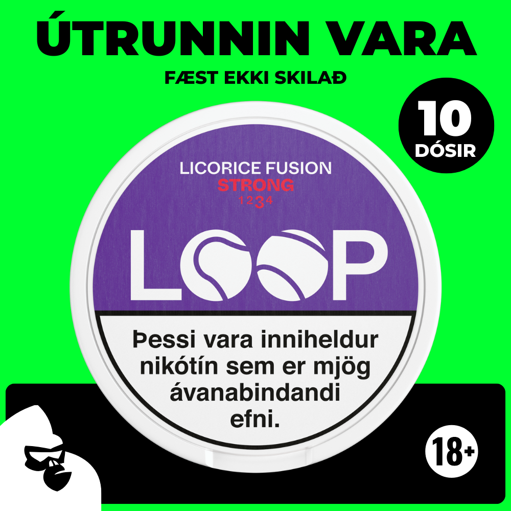 LOOP LIQUORICE FUSION 3PT (10 DÓSIR)