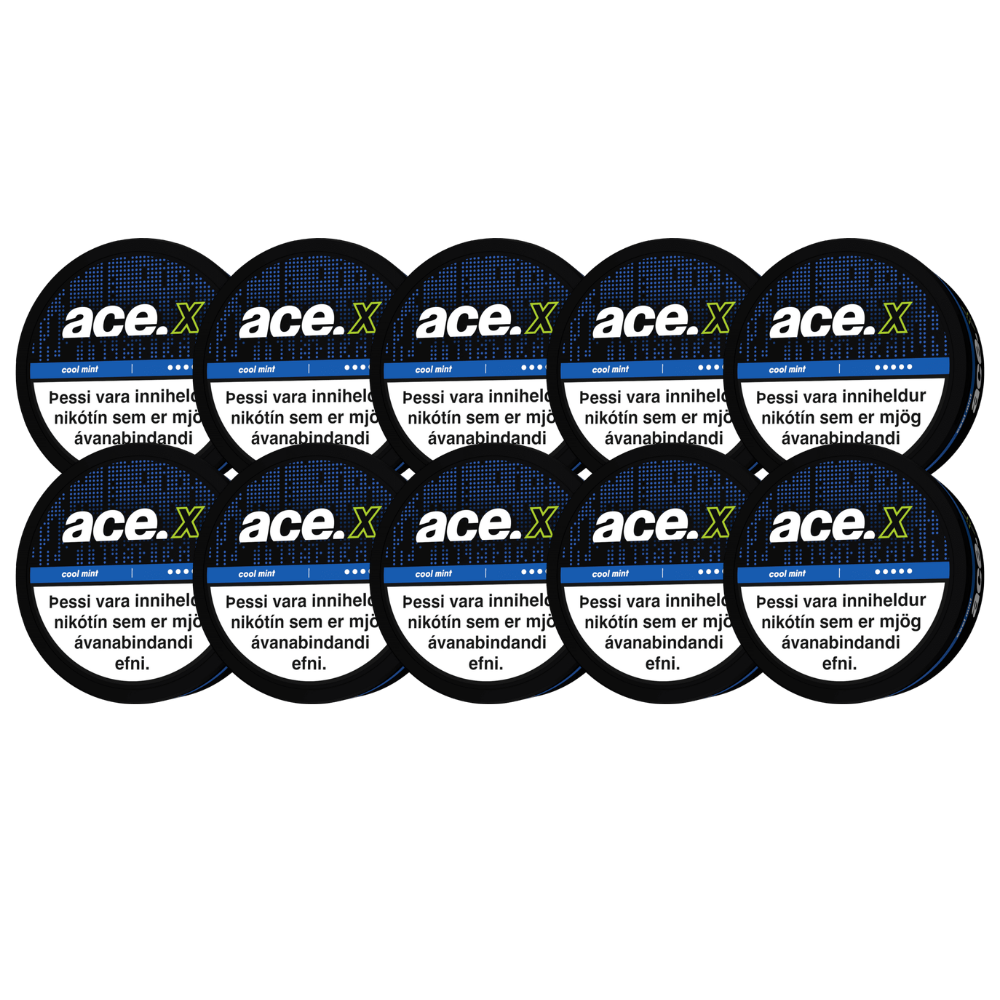 ACE X COOL MINT 10X