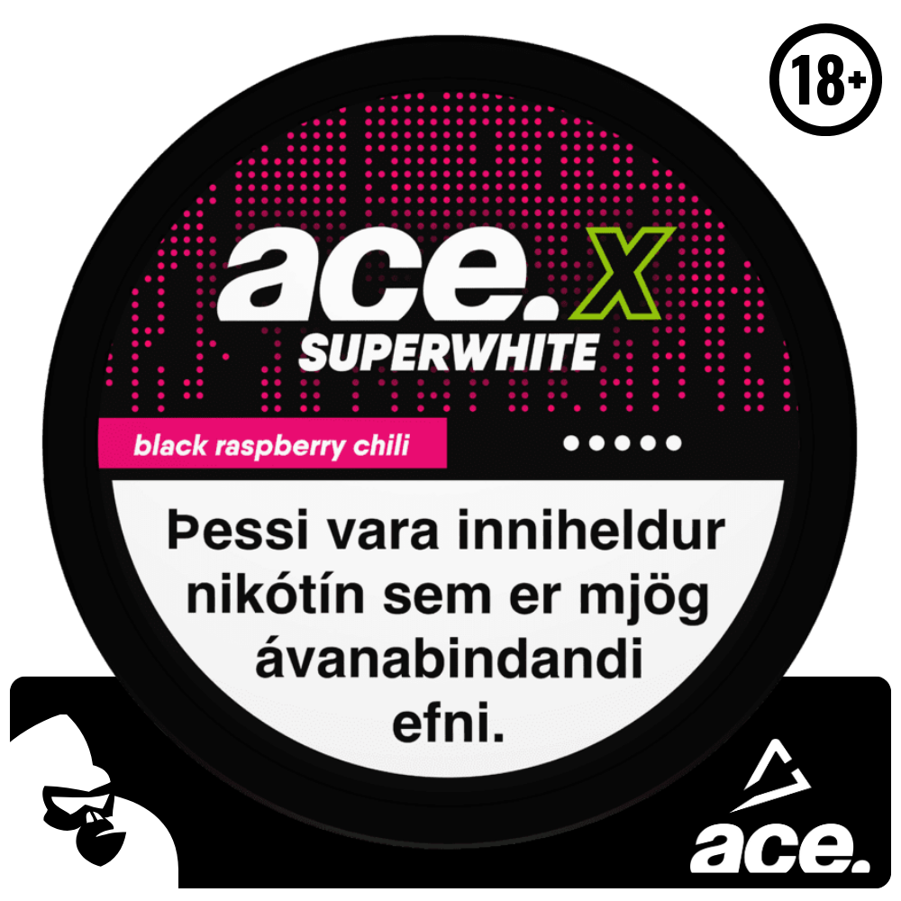 ACE X Black Raspberry Chili Nikótínpúðar King Kong