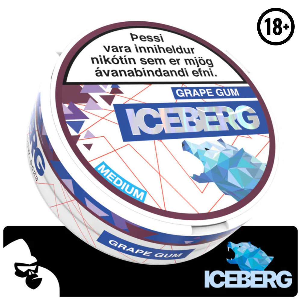 ICEBERG GRAPE GUM
