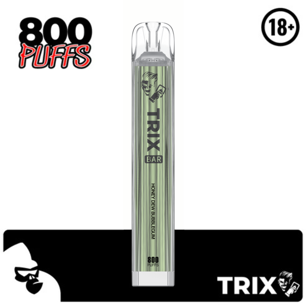 HONEYDEW BUBBLEGUM TRIX CRYSTAL 800 PUFFS