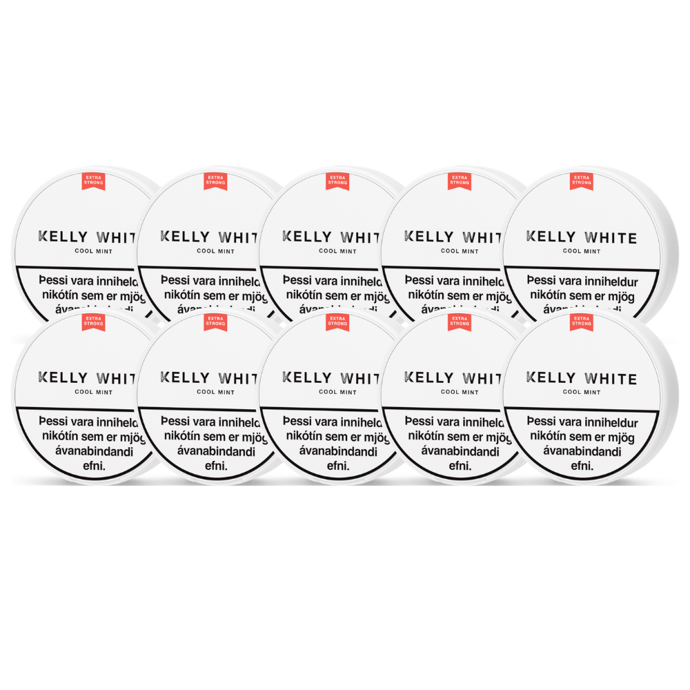 KELLY WHITE COOL MINT 10X