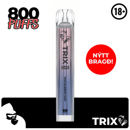 PEACH BLUEBERRY CANDY TRIX CRYSTAL 800 PUFFS