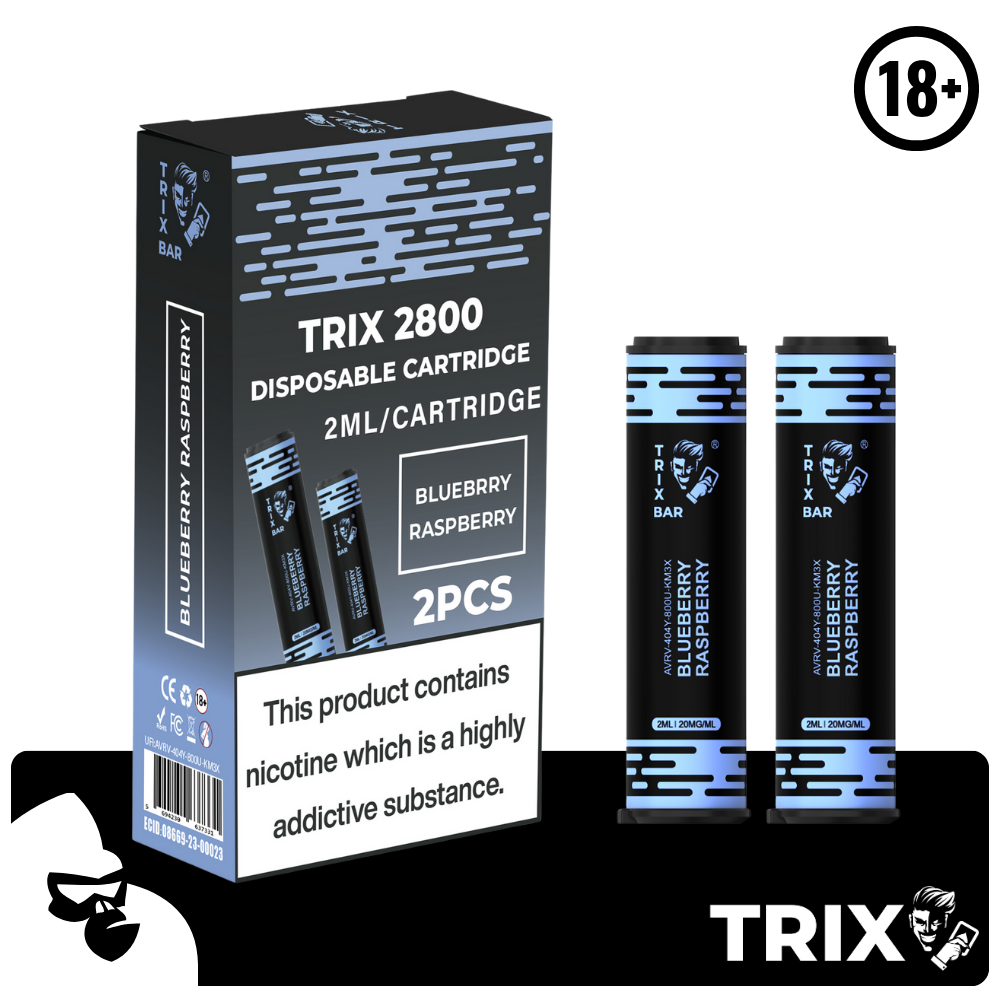 TRIX BAR MAX 2800 PUFFS 2X CARTRIDGES