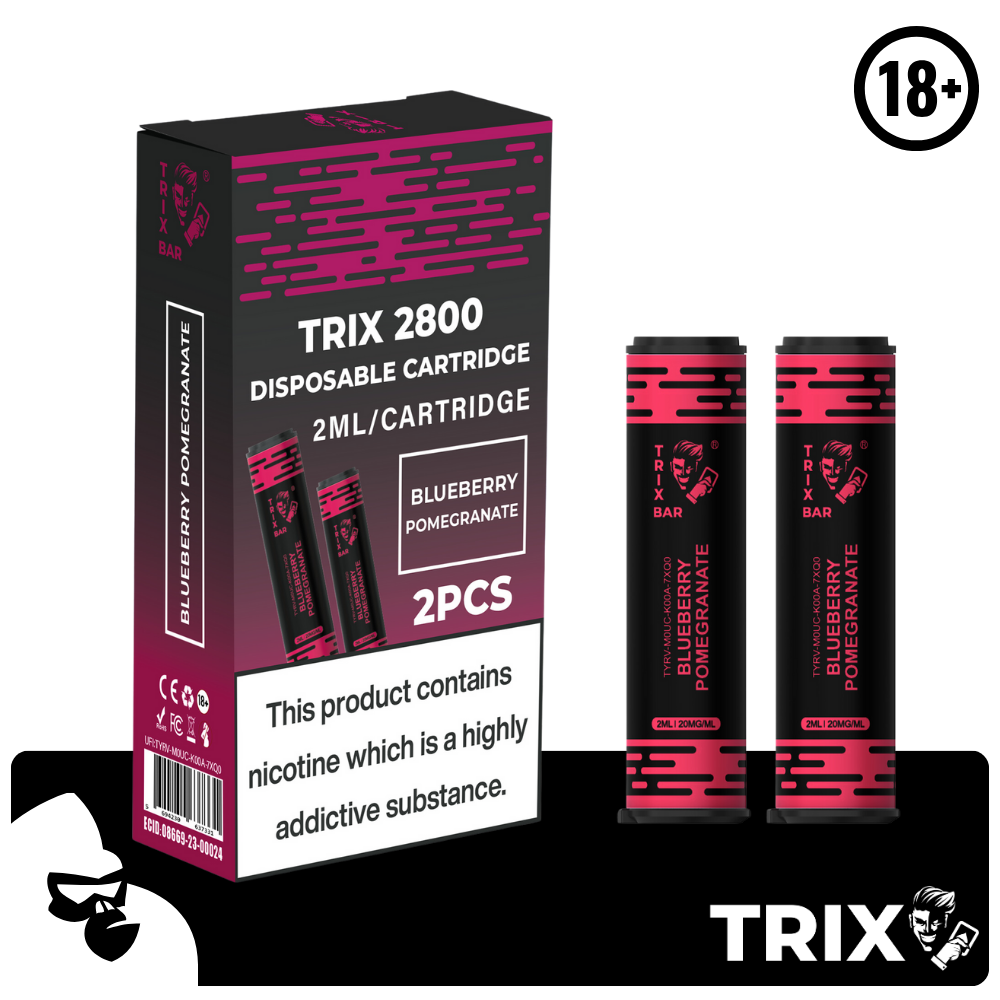 TRIX BAR MAX 2800 PUFFS 2X CARTRIDGES