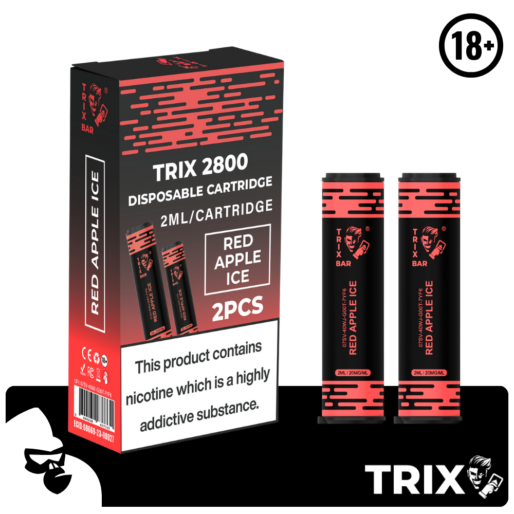 TRIX BAR MAX 2800 PUFFS 2X CARTRIDGES
