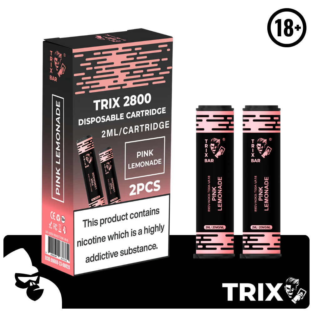 TRIX BAR MAX 2800 PUFFS 2X CARTRIDGES