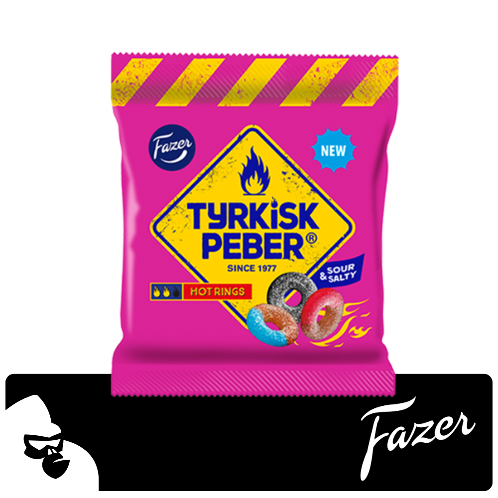Tyrkisk Peber Hot rings 150g