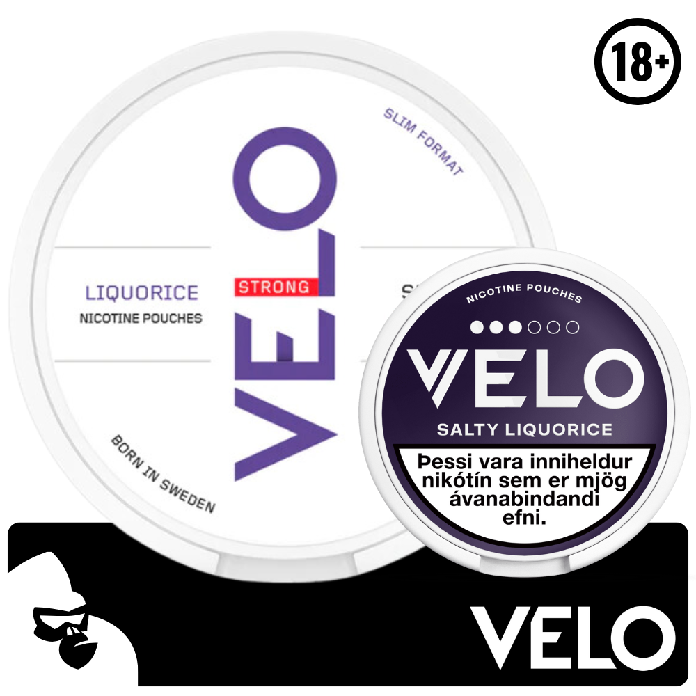 VELO SALTY LIQUORICE •••