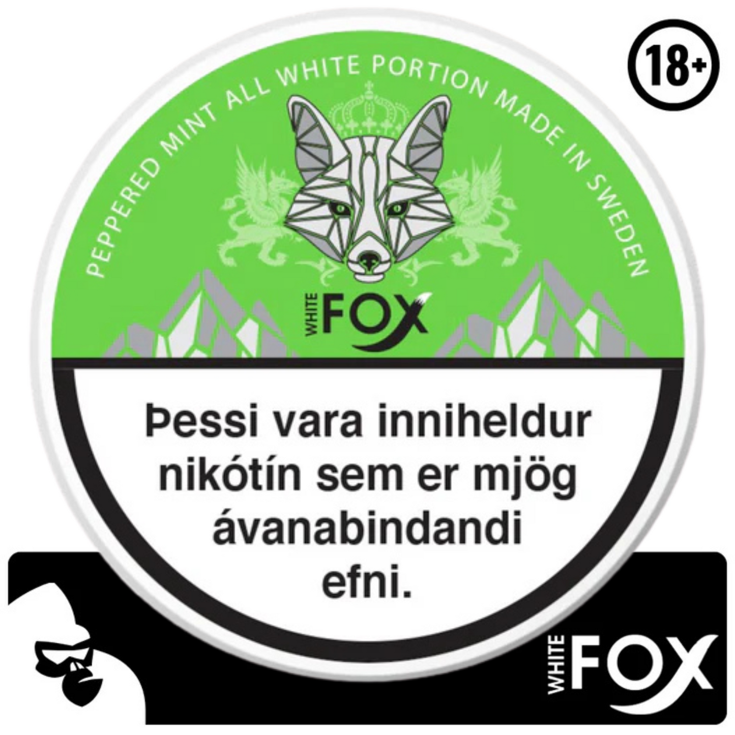 WHITE FOX PEPPERED MINT