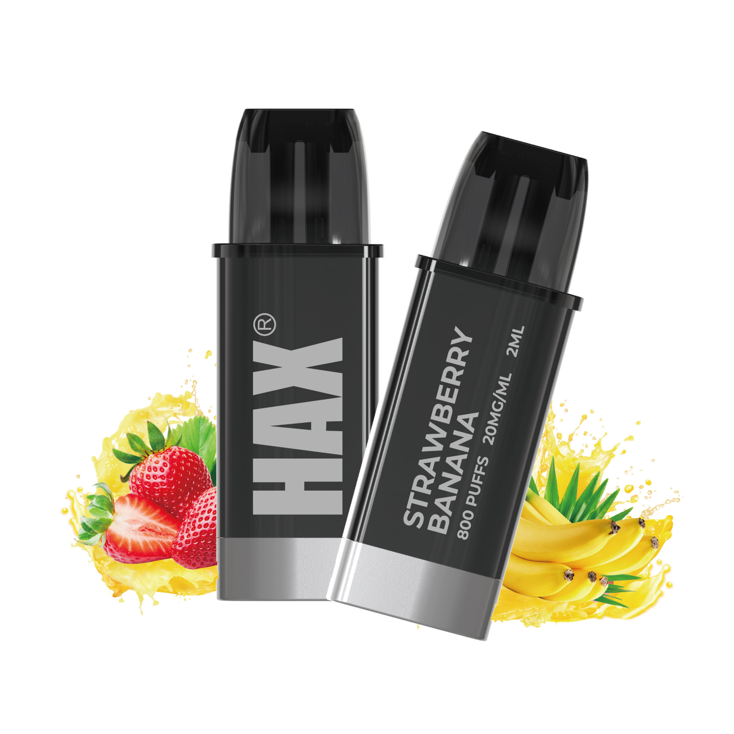 STRAWBERRY BANANA CB800 PUFFS (2X ÁFYLLINGAR)