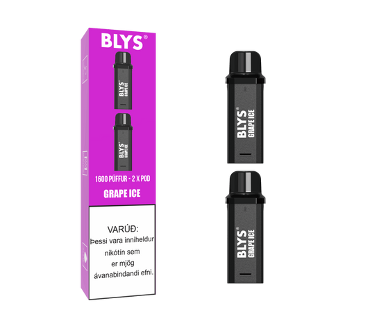 BLYS 2x áfylling Grape Ice