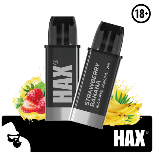 STRAWBERRY BANANA CB800 PUFFS (2X ÁFYLLINGAR)