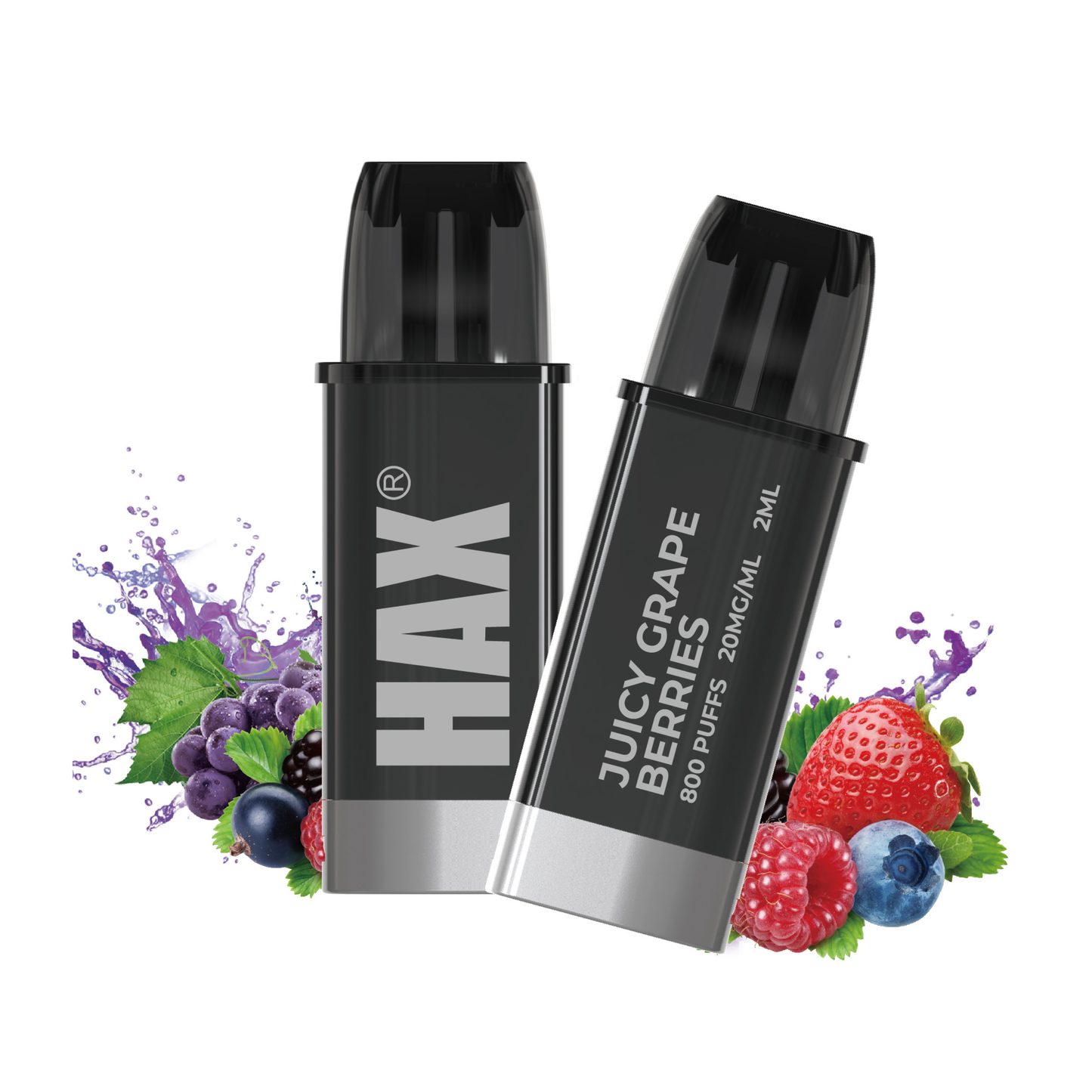 JUICY GRAPE BERRIES REYMONT CB800 PUFFS (2X ÁFYLLINGAR)