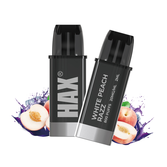 WHITE PEACH RAZZ REYMONT REYMONT CB800 PUFFS (2X ÁFYLLINGAR)