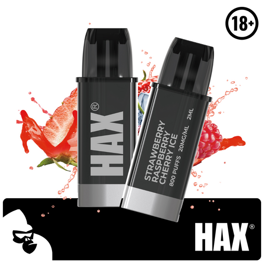 STRAWBERRY RASPBERRY CHERRY ICE CB800 PUFFS (2X ÁFYLLINGAR)