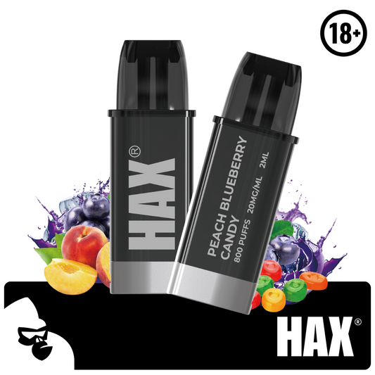PEACH BLUEBERRY CANDY CB800 PUFFS (2X ÁFYLLINGAR)