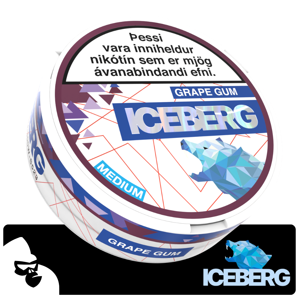 ICEBERG GRAPE GUM