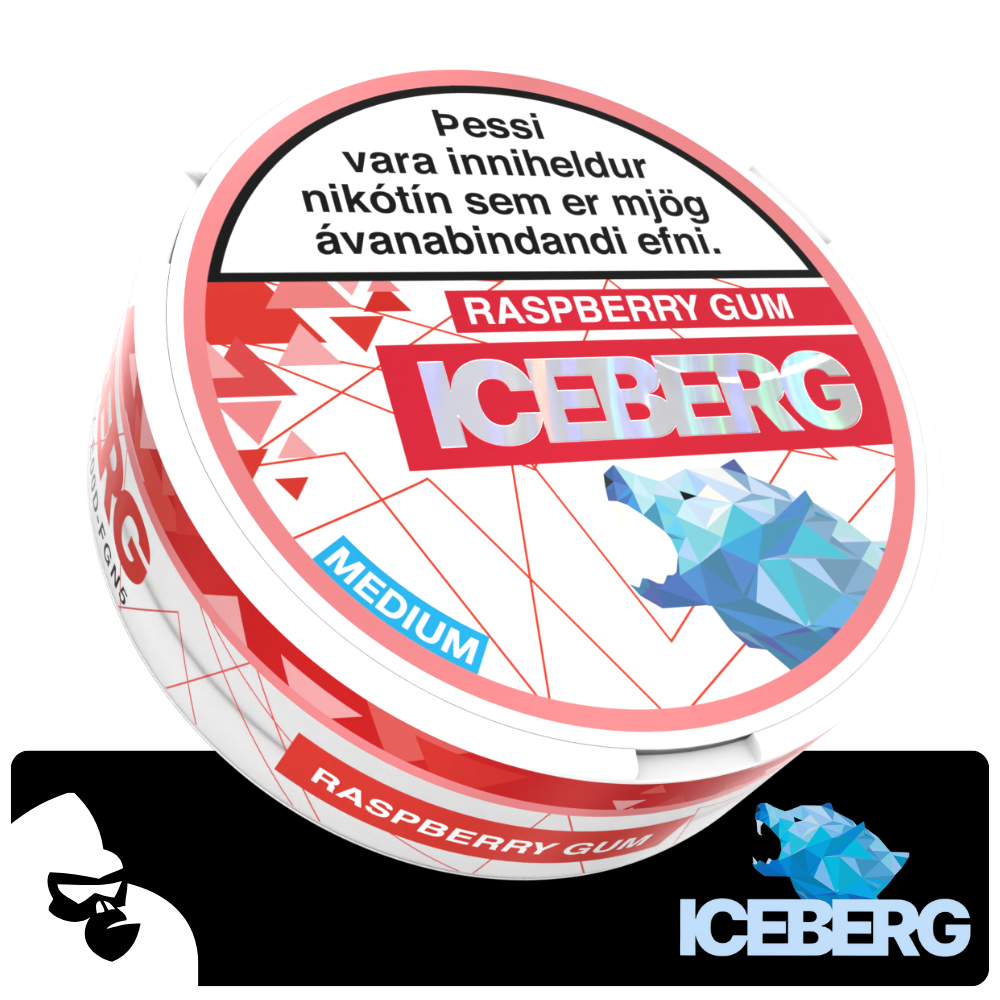 ICEBERG RASPBERRY GUM