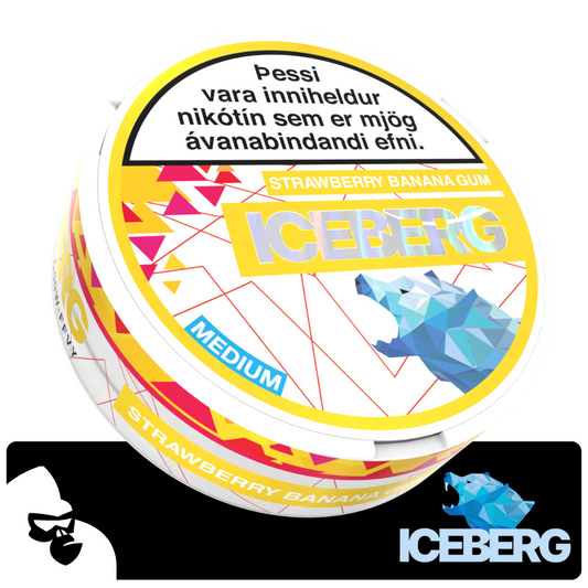 ICEBERG STRAWBERRY BANANA GUM