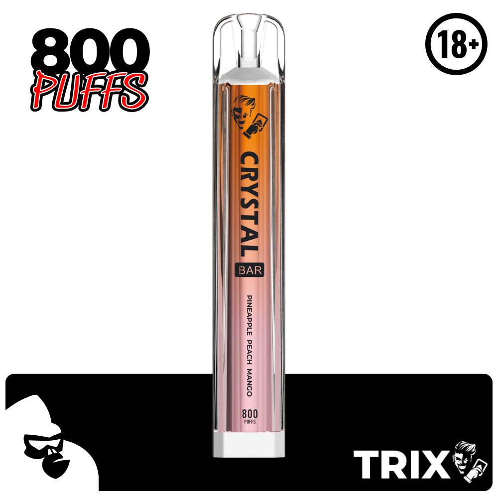 PINEAPPLE PEACH MANGO TRIX CRYSTAL  800 PUFFS