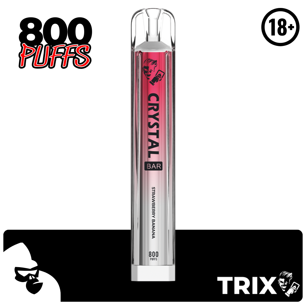 STRAWBERRY BANANA TRIX CRYSTAL 800 PUFFS