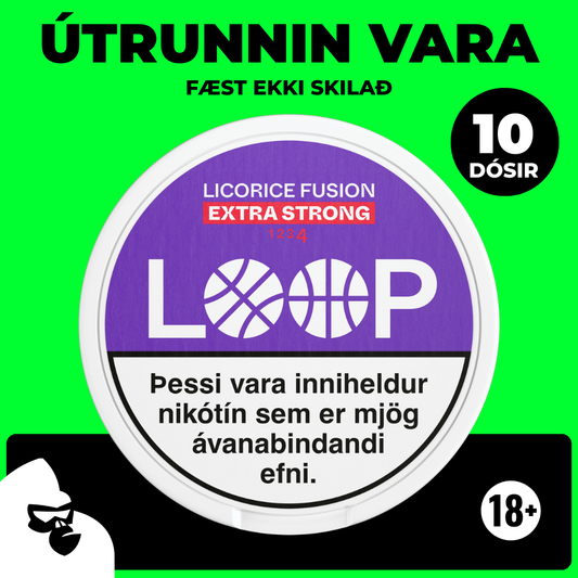 LOOP LIQUORICE FUSION 4PT (10 DÓSIR)