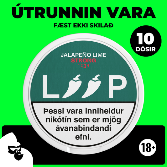 LOOP JALAPENO LIME 3PT (10 DÓSIR)