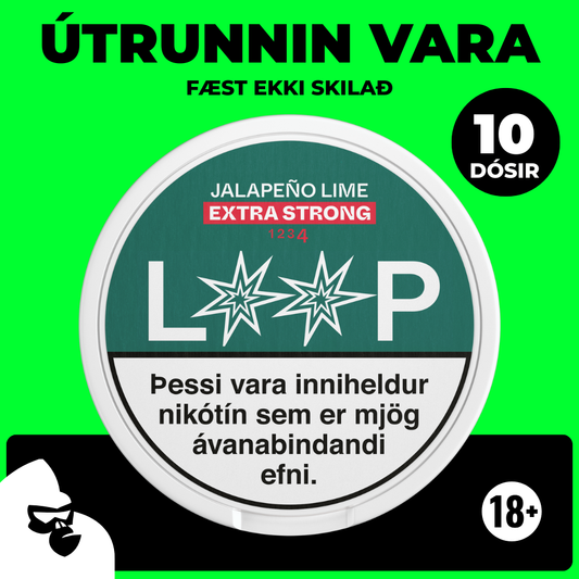 LOOP JALAPENO LIME 4 PT (10 DÓSIR)