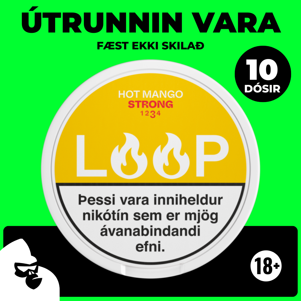 LOOP HOT MANGO 3PT (10 DÓSIR)