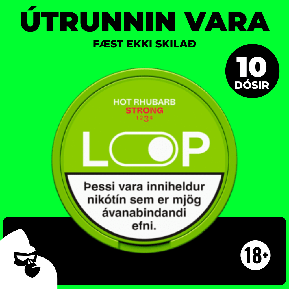 LOOP HOT RHUBARB 3 PT (10 DÓSIR)