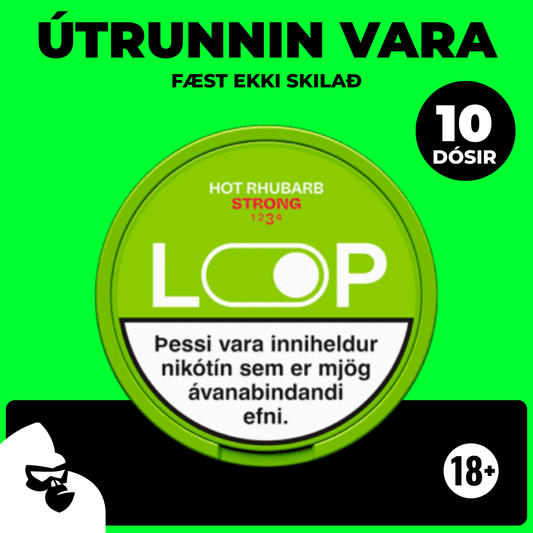 LOOP HOT RHUBARB 3 PT (10 DÓSIR)