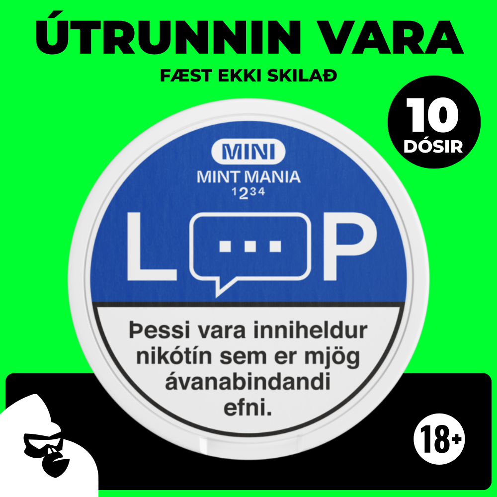 LOOP SMOOTH MINT MINI (10 DÓSIR)