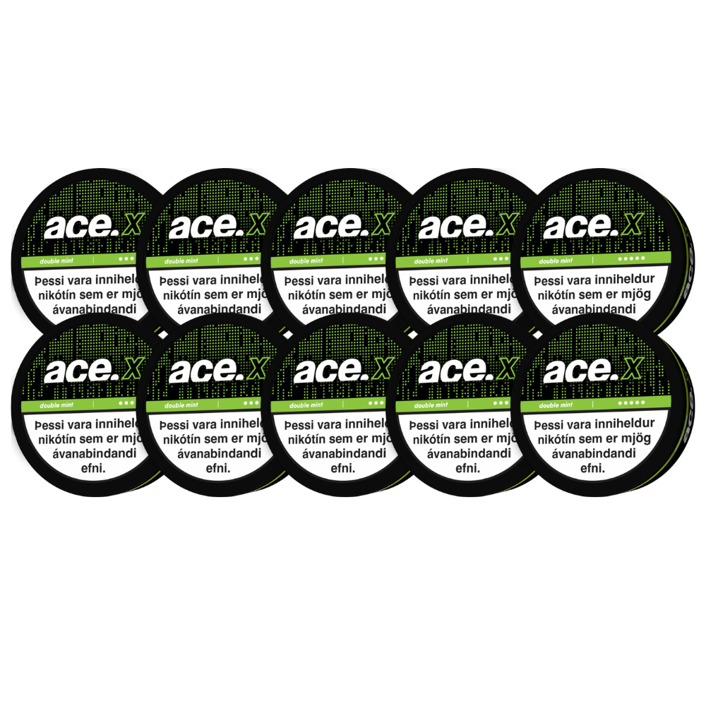 ACE X COOL DOUBLE MINT 10X