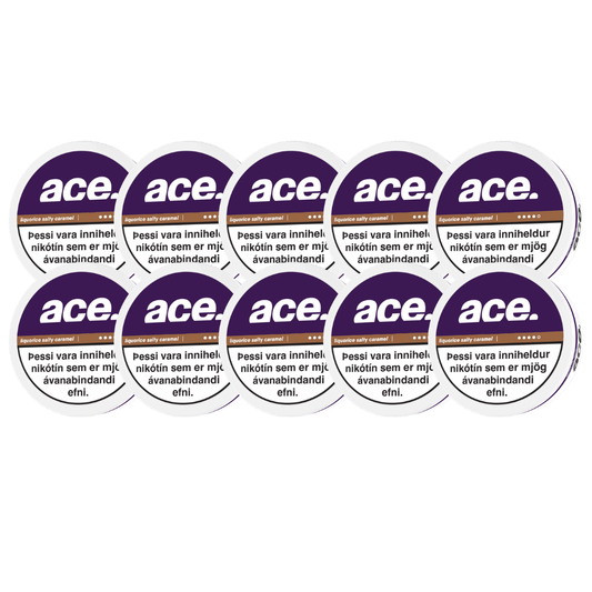 ACE LIQUORICE SALTY CARAMEL 10X