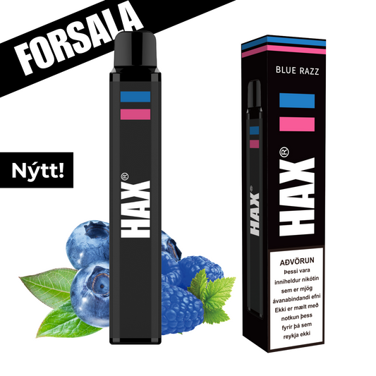 BLUE RAZZ HAX 800 PUFFS