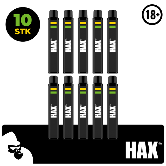 (10 STK) CITRUS SHOCK HAX 800 PUFFS 🍋🍋‍🟩