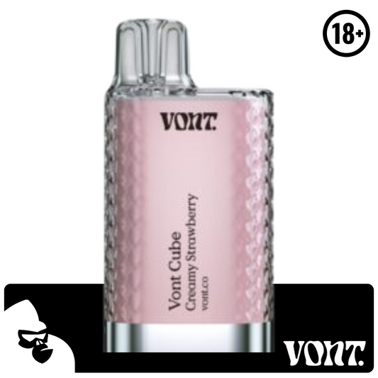 VONT CUBE CREAMY STRAWBERRY 20MG