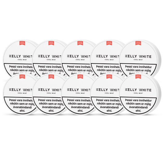 KELLY WHITE COOL MINT 10X